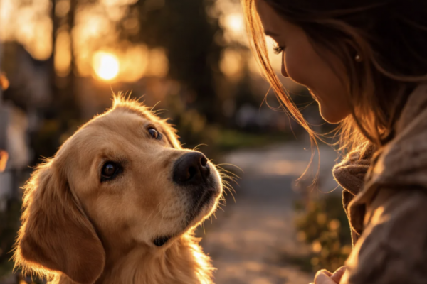 Comunicarea canină: De ce își înclină câinii capul când le vorbești?