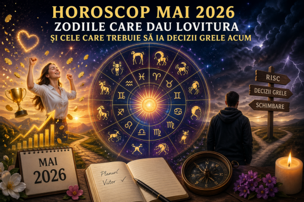 Horoscopul lunii mai 2026: Ce ne rezervă astrele pentru fiecare zodie în contextul schimbărilor sociale și economice