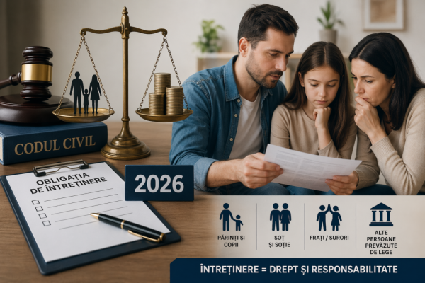 Schimbări legislative majore în 2026: Dreptul de a solicita întreținere de la familie